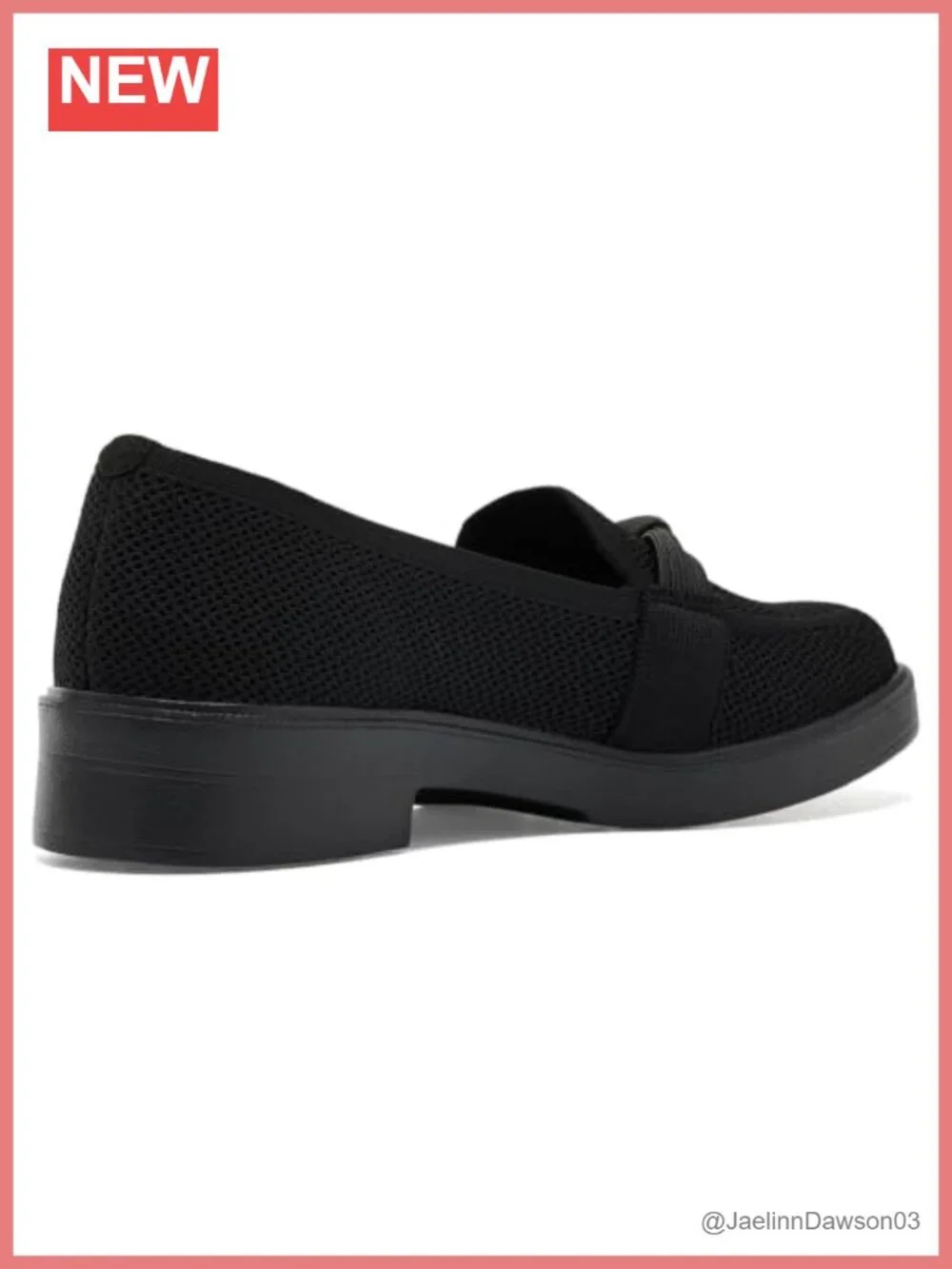 Stretch Fit Vegan Loafer with Knit Upper and Memory Foam Insole